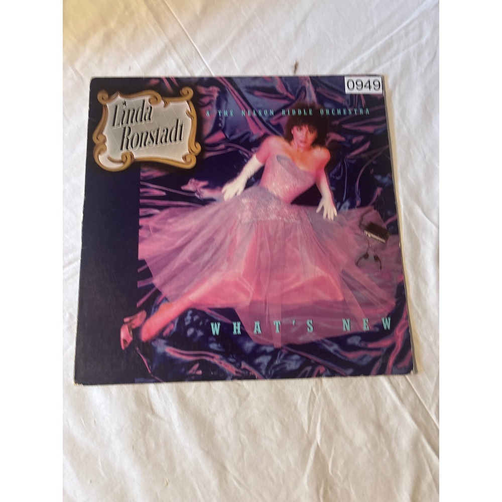 Linda Ronstadt Vinyl Record LP What's New 1983 Jazz Pop Good 60260-1 0949